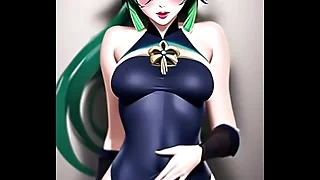 Moaning ASMR Cosplay Anime Baddie