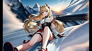 Rub-down the sexy and hot cute Saeko Lirien walks modeling her sensual body &lpar;Over 18&rpar; &lpar;Hentai Anime&rpar; &lpar;AI-generated&rpar;